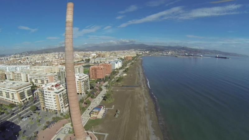 Apartamento Huelin, A 5 Minutos A Pie De La Playa Málaga Buitenkant foto